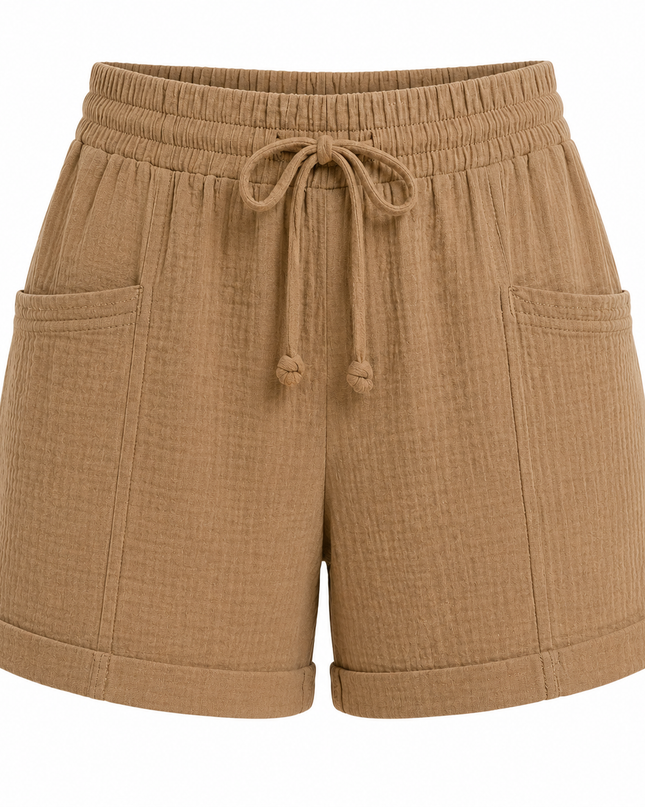 Women’s Drawstring Pocket Shorts