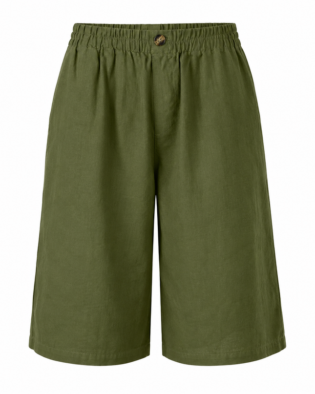 Women’s Elastic Waist Bermuda Shorts
