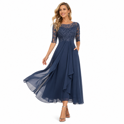 Women’s Lace Bodice Maxi Dress