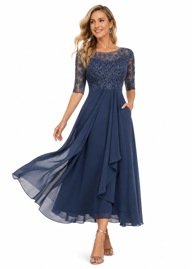 Women’s Lace Bodice Maxi Dress