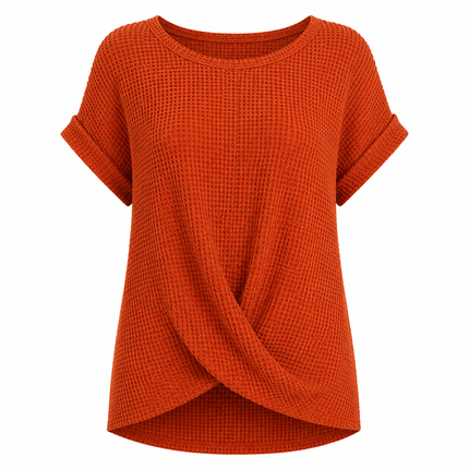 Women’s Textured Twist Front Top