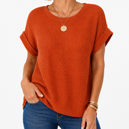 Women’s Textured Twist Front Top